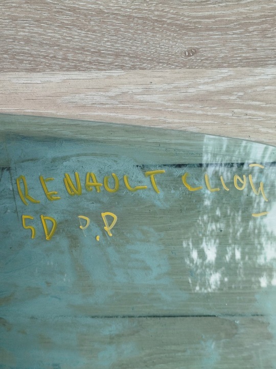 фото №2, Скло бокова двері малий правий перед renault clio ii