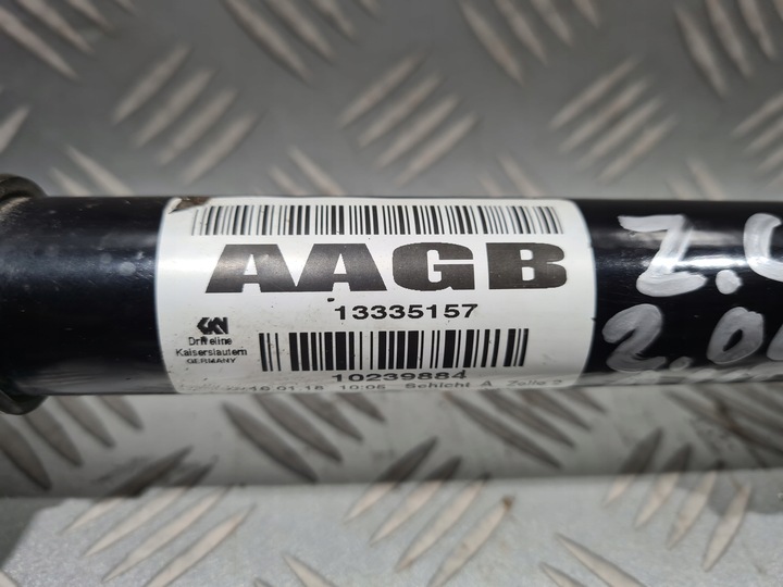 фото №5, Піввісь права підтримка opel zafira c 2.0 cdti 170km b20dth