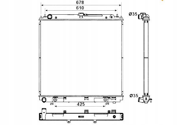 фото №2, Радиаторов nissan navara 05- 2.5dci автомат nrf