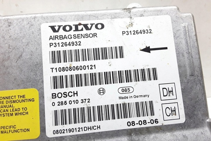 фото №1, Модуль подушка безопасности volvo v70 ii sw p31264932 2.4l дизель 136kw 2008
