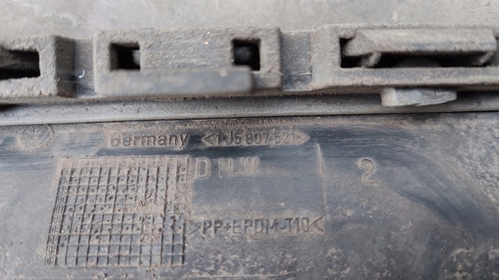 фото №13, Vw bora 98-05 бампер зад задній 1j5807521 накладка