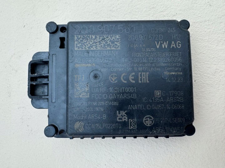 фото №6, Vw skoda audi seat радар дистронік датчик acc 2q0907561j