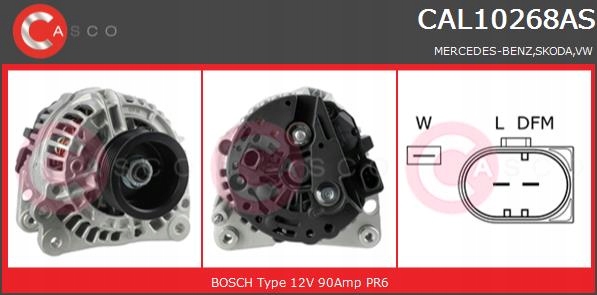 фото №1, Генераторы casco cal10268as