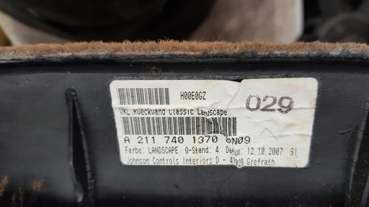 фото №16, Mercedes w211 оббивка кришки універсал a2117400770