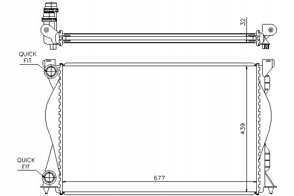 фото №2, Nissens радиаторов двигателя з элементами монтажный