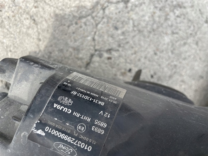 фото №11, Перед капот лампа бампер 6xpdc крыло led решётка радиатора ford transit mk8 14-19