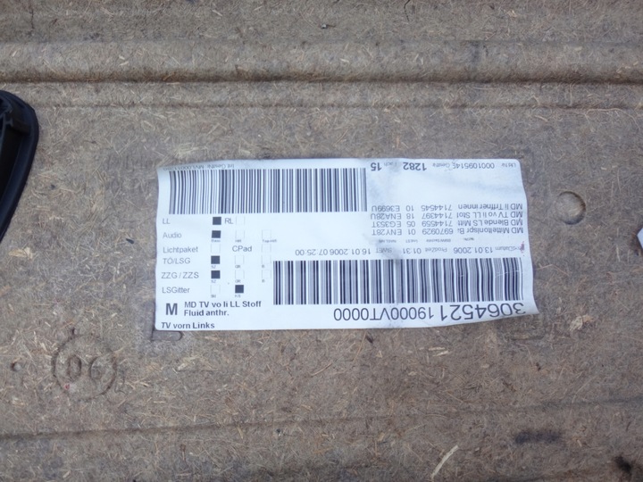 фото №7, Боковина дверь левый перед bmw e90 e91 европа