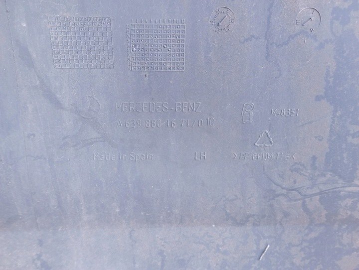 фото №9, Mercedes vito ii 2 w639 бампер зад задній a6398800371