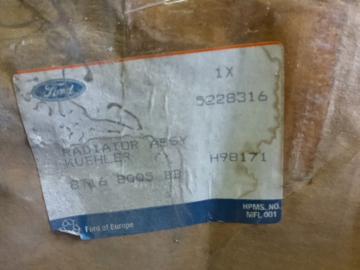 фото №9, Ford transit connect 02- 1.8 tdci радіаторів води