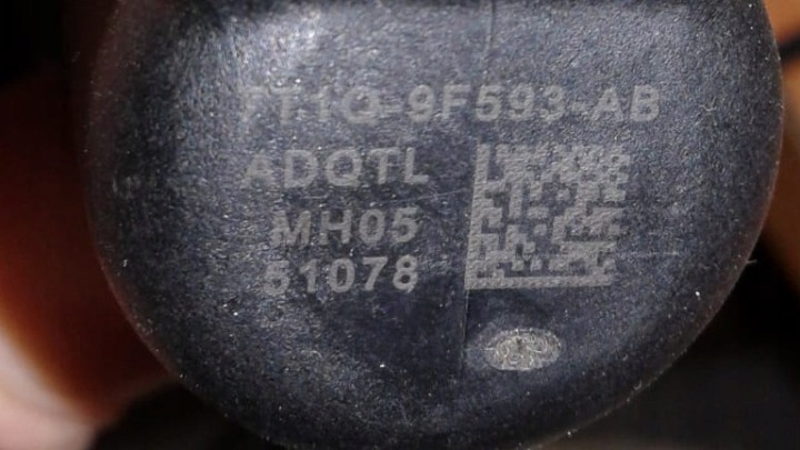фото №9, Форсунка инжектор 7t1q9f593ab ford transit connect mk1 1.8 tdci