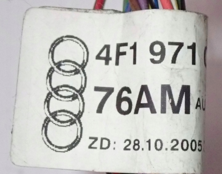 фото №9, Установка джгут світла 4f1971076am audi a6 c6