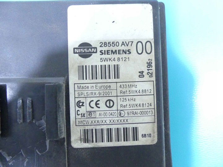 фото №10, Комп'ютер комплект nissan primera p12 2.2 dci