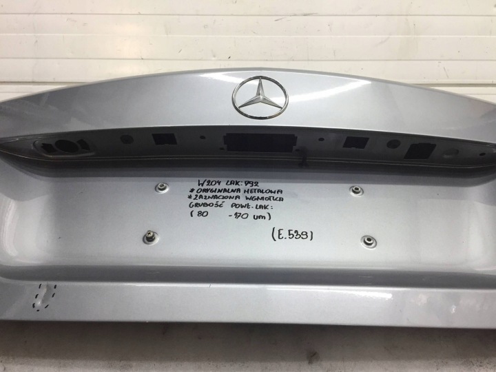 фото №14, Mercedes c клас w204 sedan кришка задня багажника 792 металева 80-170 зад