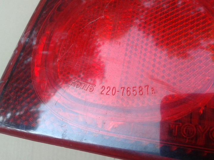 фото №13, Лампа правые зад правая toyota corolla viii e11 hb хэтчбек 3d 220-76587r