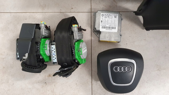 фото №7, Audi a5 8t консоль подушки ремни комплект