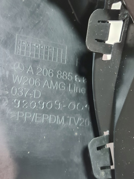 фото №13, Mercedes c-klasa w206 amg ковзун кріплення бампера праві перед a2068856805