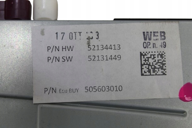 фото №7, Alfa romeo stelvio 2.0t радіо навігація 52134413 505603010