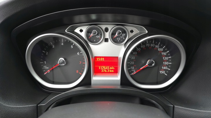 фото №11, Ford focus mk2 рестайлинг c-max mk1 fl kuga i спидометр дисплей 2008 r. бензин