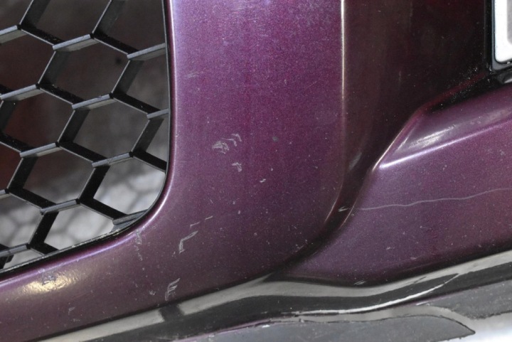 фото №10, Бампер решітка перед передній бордовий mazda 3 1 i bk рестайлінг 06-09