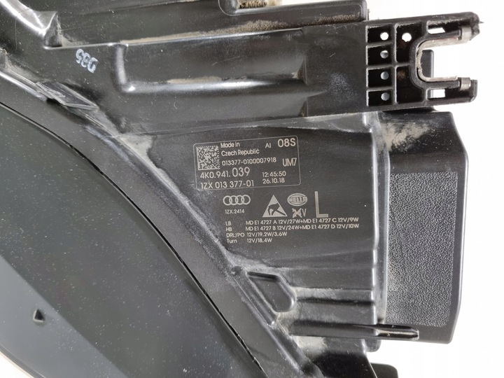 фото №13, Audi a6 c8 4k0 повний led лампа ліва перед передня