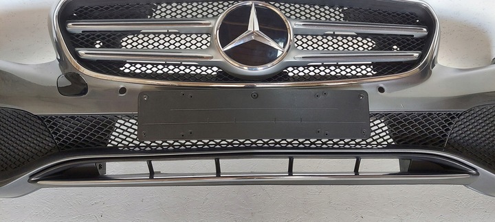 фото №3, Mercedes w213 бампер решітка радіатора решітка ґрати абсорбер хром pdc