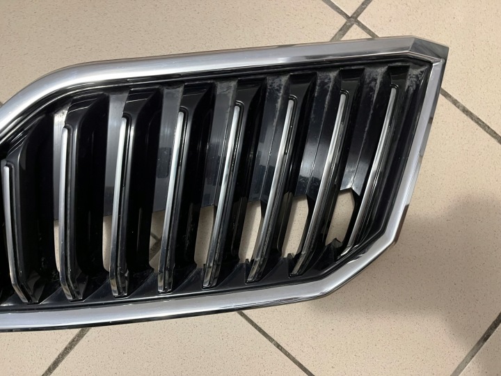фото №8, Решётка решётка решётка радиатора бампера skoda superb iii 3 15- 3v0853653b