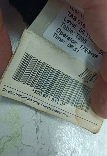 фото №10, Спинка сиденья комплект vw phaeton 3d 02-10 3.0 tdi v6 3d0885041a