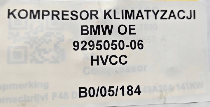 фото №8, Компресор кондиціонера bmw (oem) 9295050-06