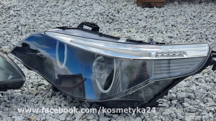 фото №11, Комплект фары линза bi led bmw e60 e61