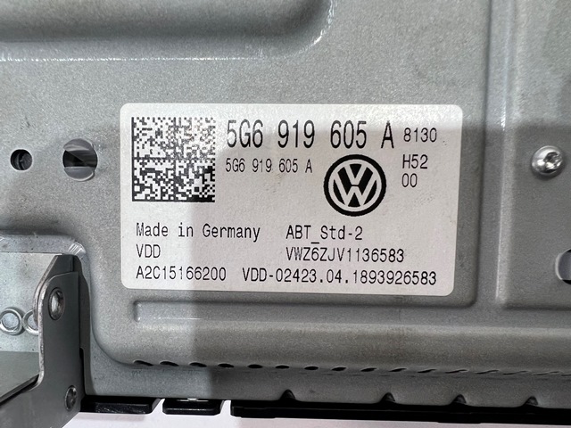 фото №5, Навігація радіо vw golf 7 рестайлінг 5g619605a