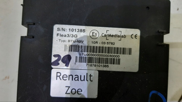 фото №5, Renault zoe модуль блок керування 71878101385, 101385