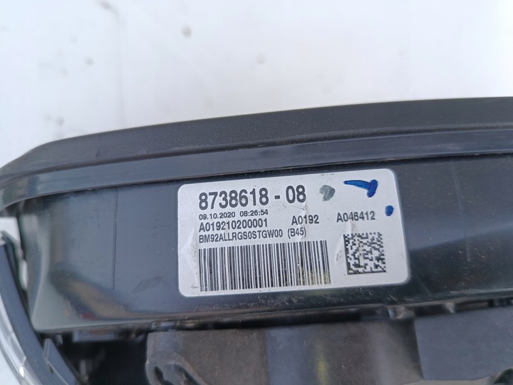 фото №10, Bmw 1 f40 зеркало правые 6 pin европа 8738618-08