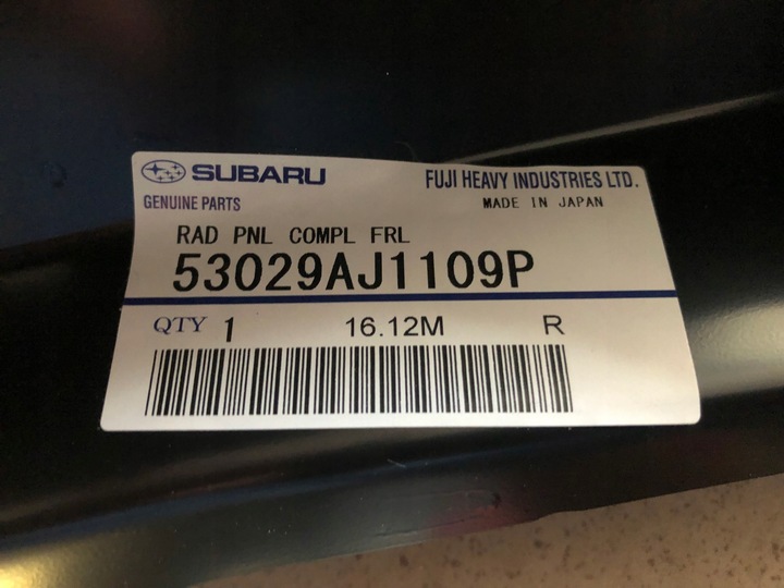 фото №7, Підсилювач балка dół subaru legacy v 53029aj1109p