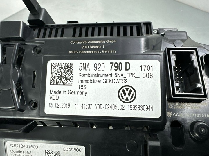 фото №12, Volkswagen tiguan allspace 2019 спідометр  / спідометр 5na920790d