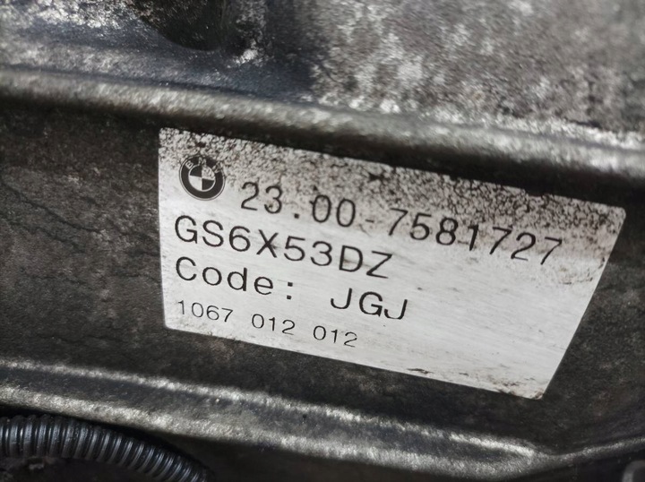 фото №7, Коробка передач коробки передач jgj 7581727 gs6x53dz 3.0 d xdrive bmw seria 3 v e90