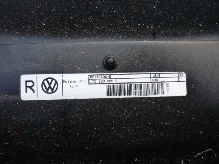 фото №7, Сидіння праві задній зад vw touran i 1t0883065b гарний