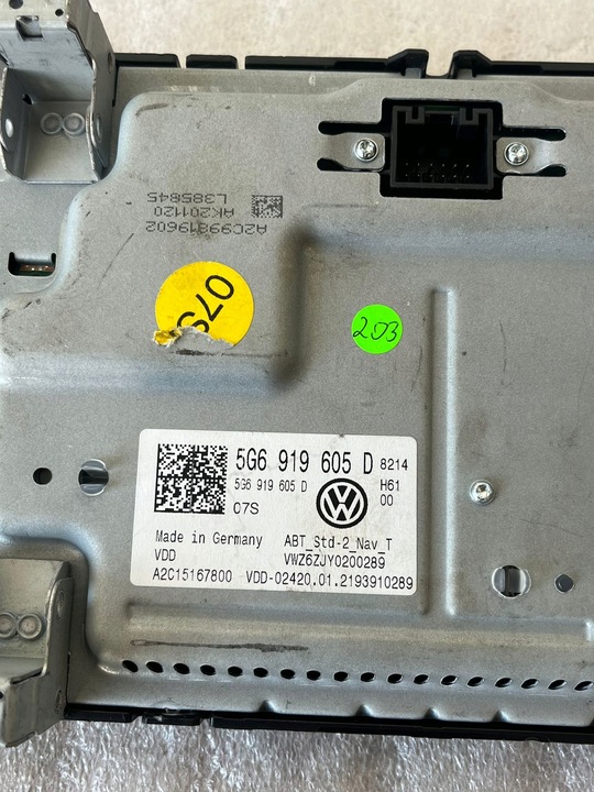 фото №10, Екран дисплей навігації vw 5g6919605d