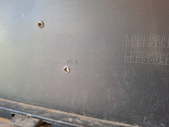 фото №6, Vw caddy 2k5 рестайлинг бампер перед 2k5807221 k оригинал