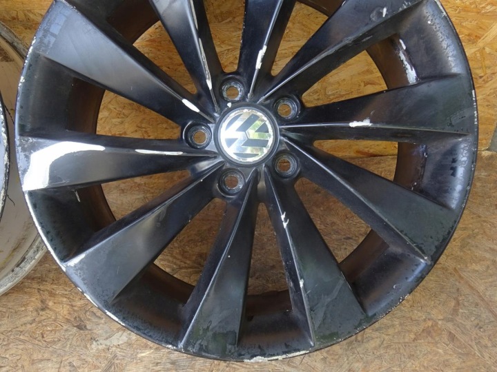 фото №13, Vw scirocco iii passat cc диски 18 дюймов 5x112 et 41 комплект oem 3c8601025d