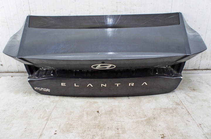 фото №5, Sz269 hyundai elantra vii ^ крышка багажника ecotronic серый металлик pe2