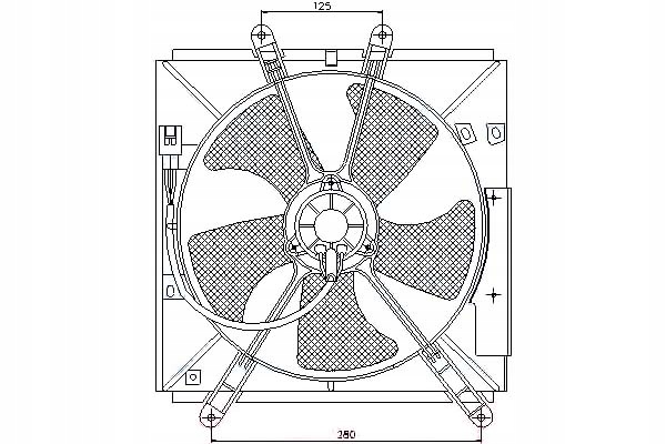 фото №2, Nissens вентилятор радіатор з корпус toyota co