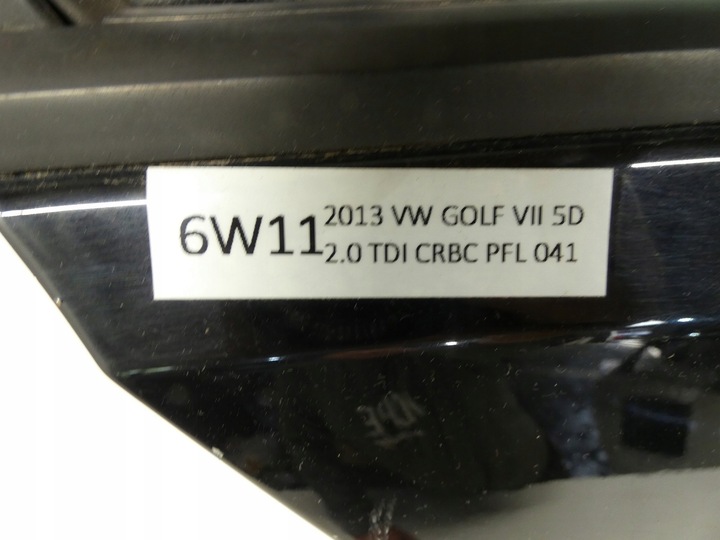 фото №10, Двері правий зад праві задні vw golf vii 5d 5 двері l041