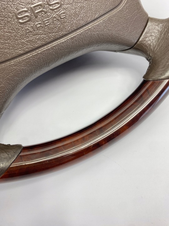 фото №11, Руль деревянная кожаный mercedes w124 r129 w140 c140