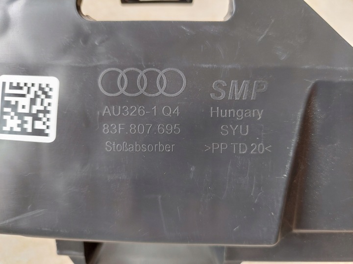 фото №6, Абсорбер бампера - пластик зад - audi q3 ii - 83f