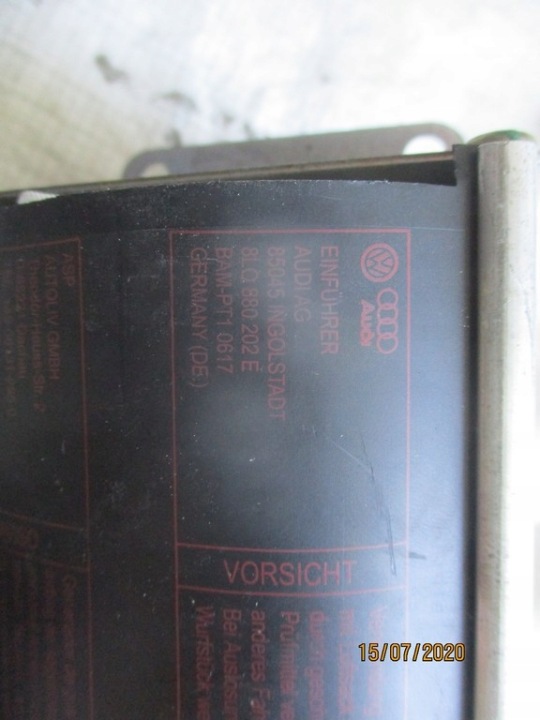 фото №6, Подушка  подушка права 8l0880202d a3 s3 8l оригінал