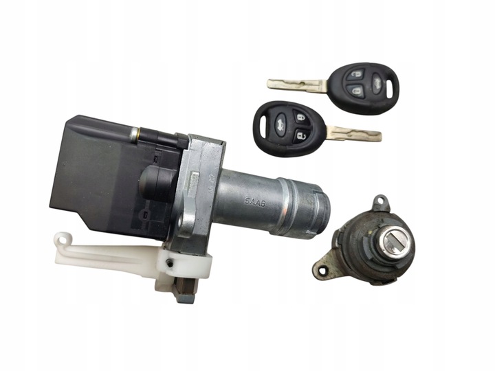 фото №1, Замок зажигания 2x ключ вставка saab 9-5 i рестайлинг 2005-2009