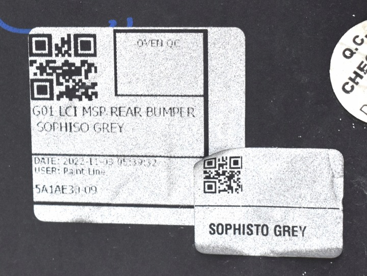 фото №7, Bmw x3 g01 рестайлинг lci m набор бампер зад задний org