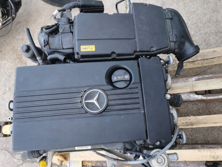 фото №12, Mercedes slk r171 двигатель голый стойка m271.954 135kw/184 km 1.8 компрессор
