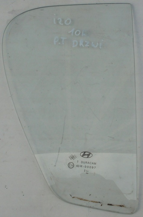 фото №1, Hyundai i20 10 r стекло боковая дверь правая зад hb 5d