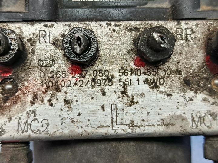 фото №5, Fiat sedici 1.6 16v блок управления abs 5610-55l10 bosch 265237050 0265800918
